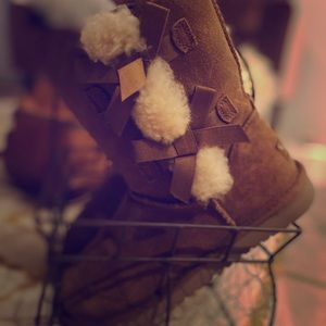 Fuzzy everything winter shoe sale